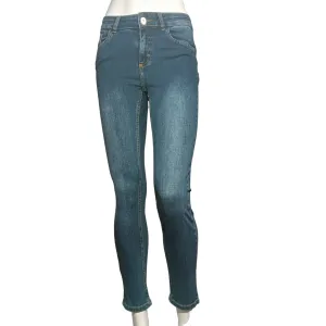 Caf??Noir pantalone jeans da donna Denim Skinny c7 JJ1017 B008 blu medio scuro Anytime Wear