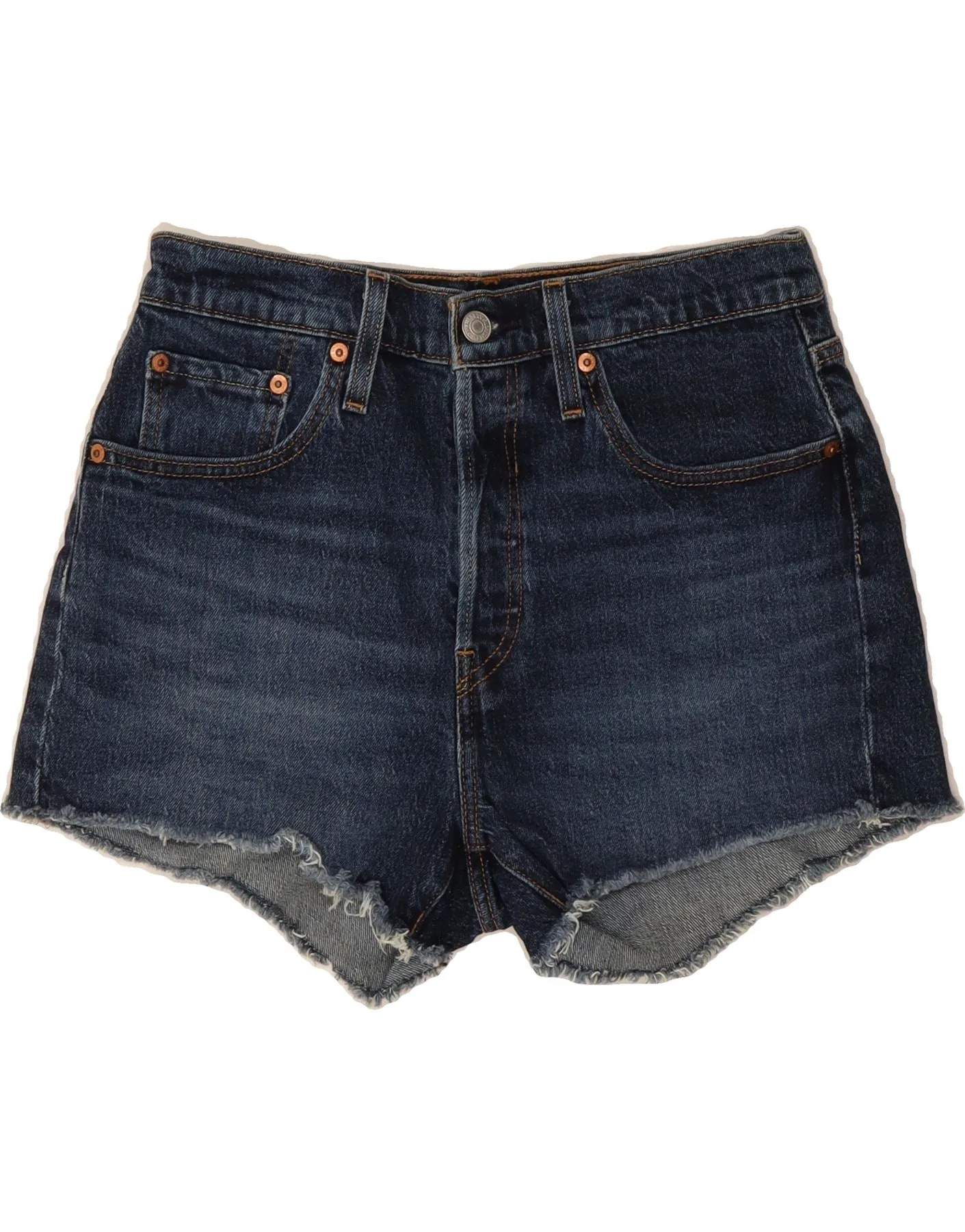 Camping Gear LEVI'S Womens 501 Denim Shorts W28 Medium Blue Cotton
