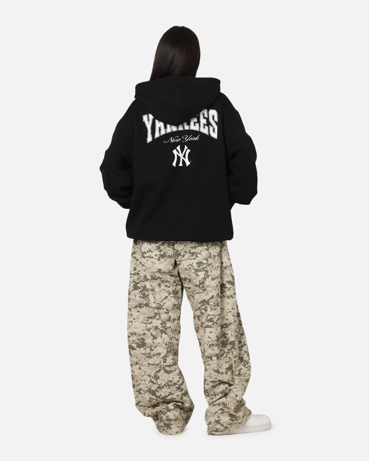 Majestic Athletic New York Yankees Champs Serial Mono Hoodie Black Backyard Chill