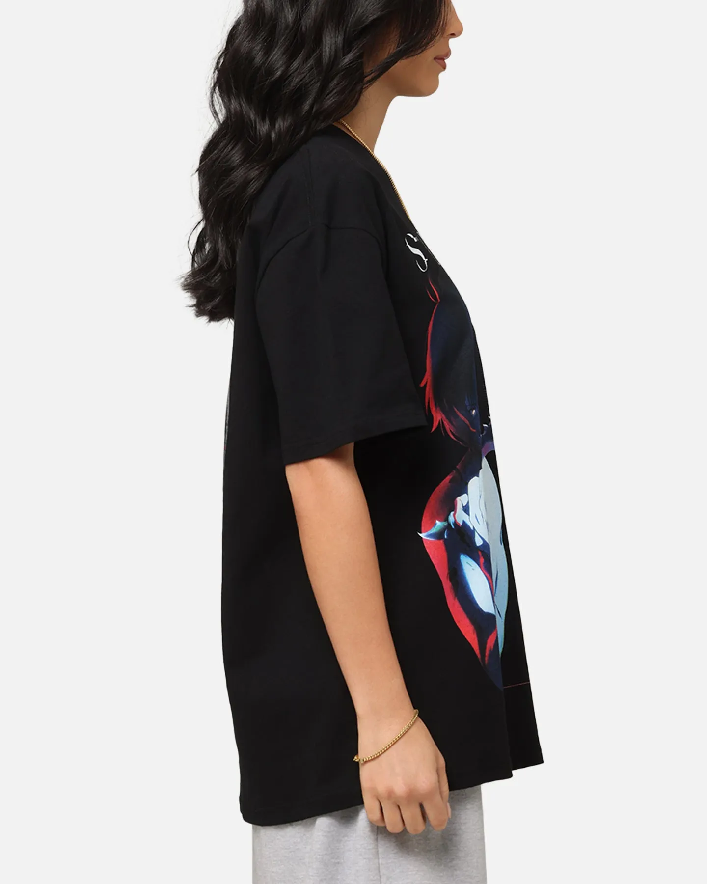 Daily Style Fashion Comfort Goat Crew X Solo Leveling Solo Leveling Heavy T-Shirt Black