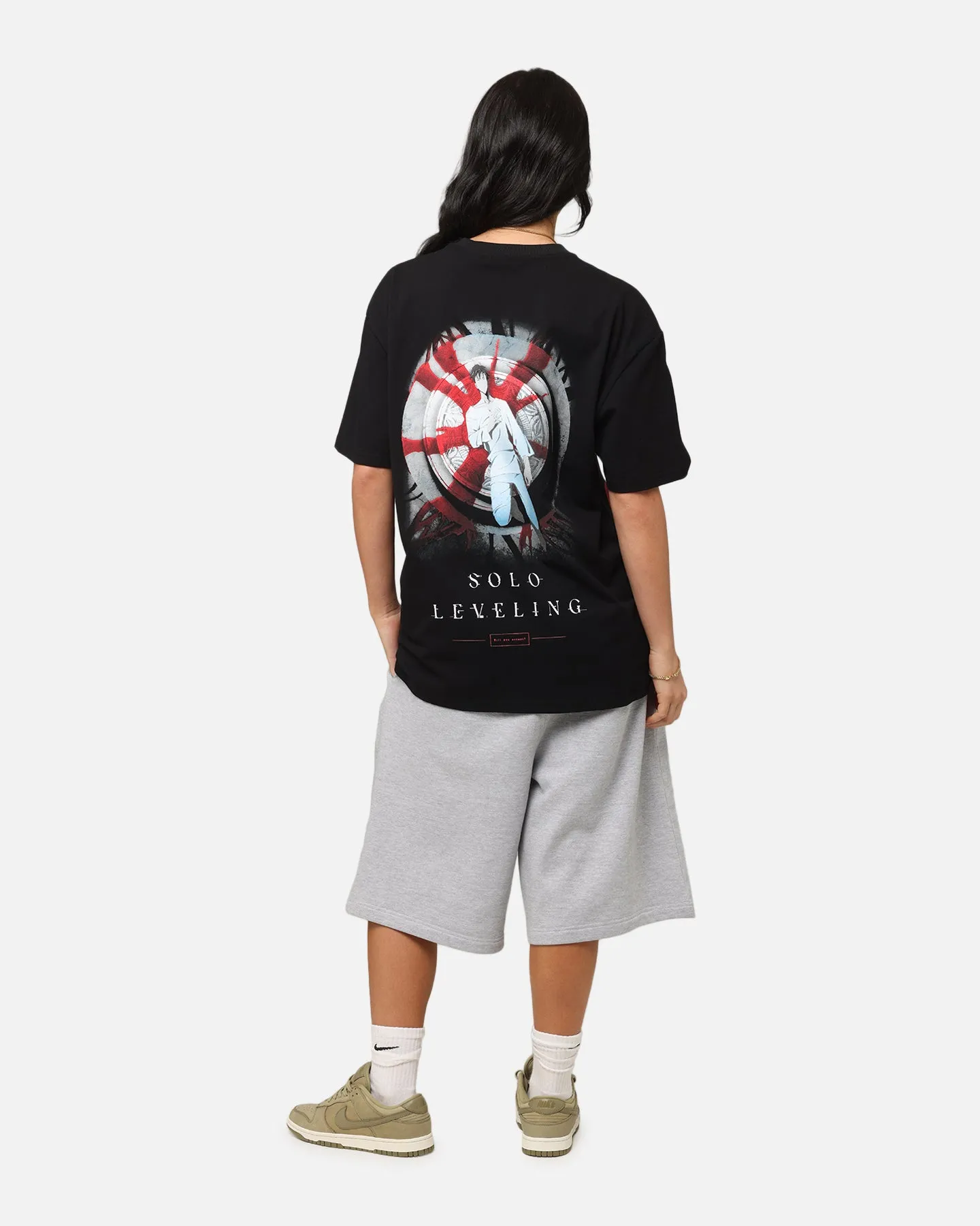 ThermoregulatingFabric Goat Crew X Solo Leveling Solo Leveling Heavy T-Shirt Black