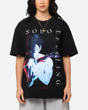 Goat Crew X Solo Leveling Solo Leveling Heavy T-Shirt Black Urban Style Trend Pre Shrunk Fabric
