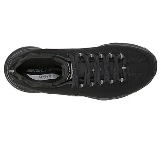 running socks fitness - commitment Skechers scarpa sneakers da donna Arch Fit Metro Skyline 149147 BBK nero