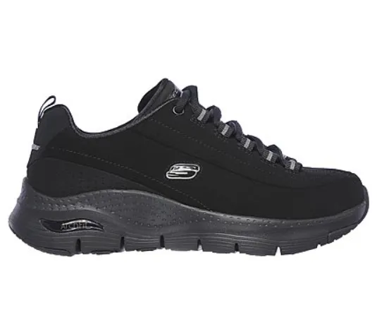 Biomechanical Contouring Skechers scarpa sneakers da donna Arch Fit Metro Skyline 149147 BBK nero