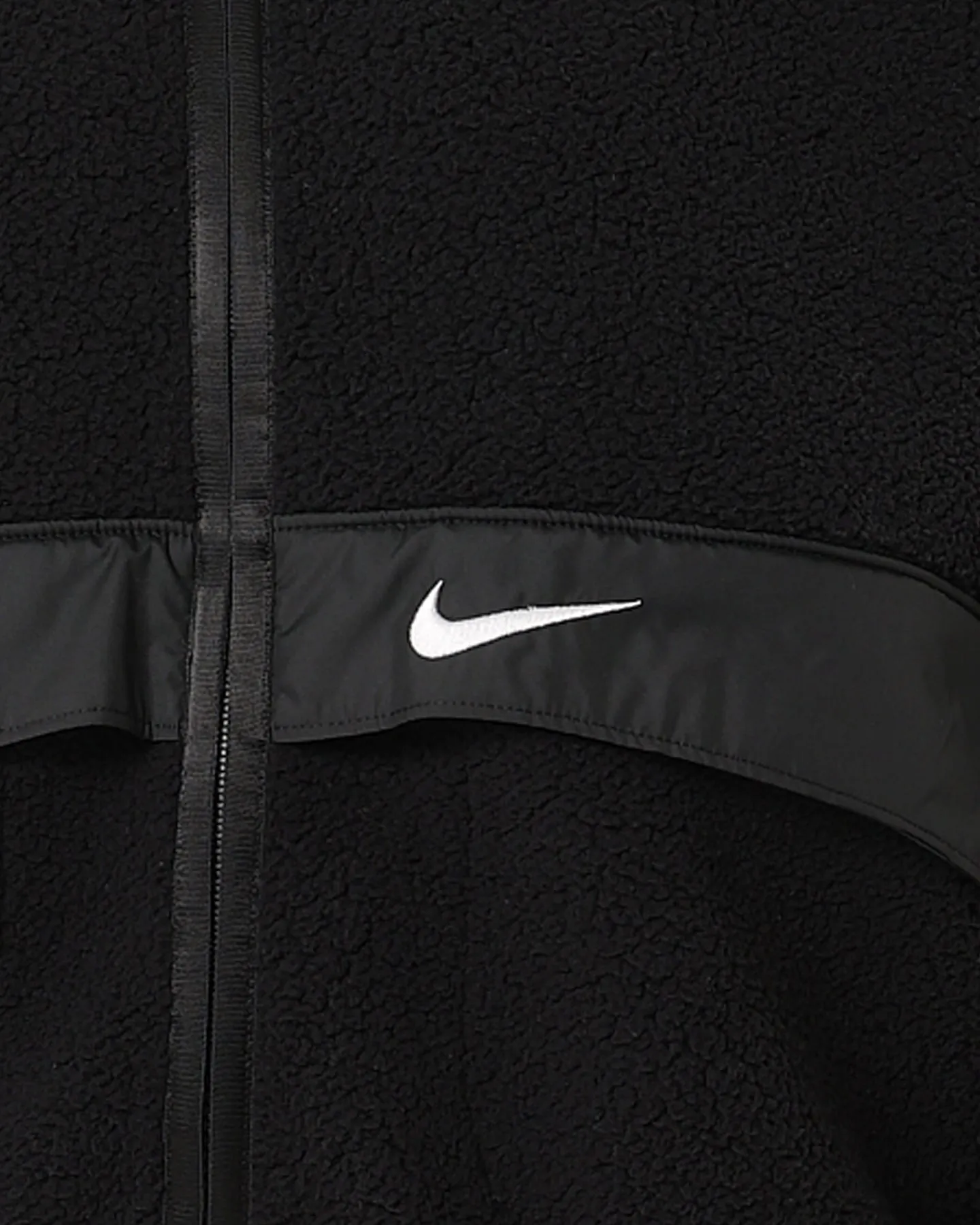 Collectible Layered Comfort Nike Women's Sportswear Sherpa Jacket Black/Black/White