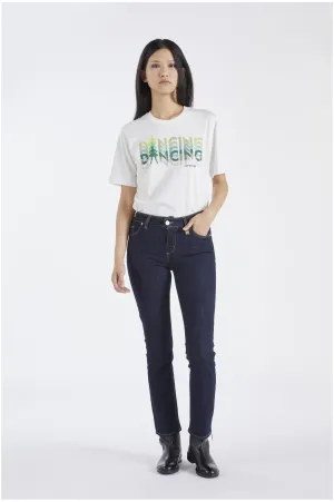 Caf??Noir Audrey denim slim ida donna superstretch C7JJ1001 B009 indaco Eco Certified Textile Standards
