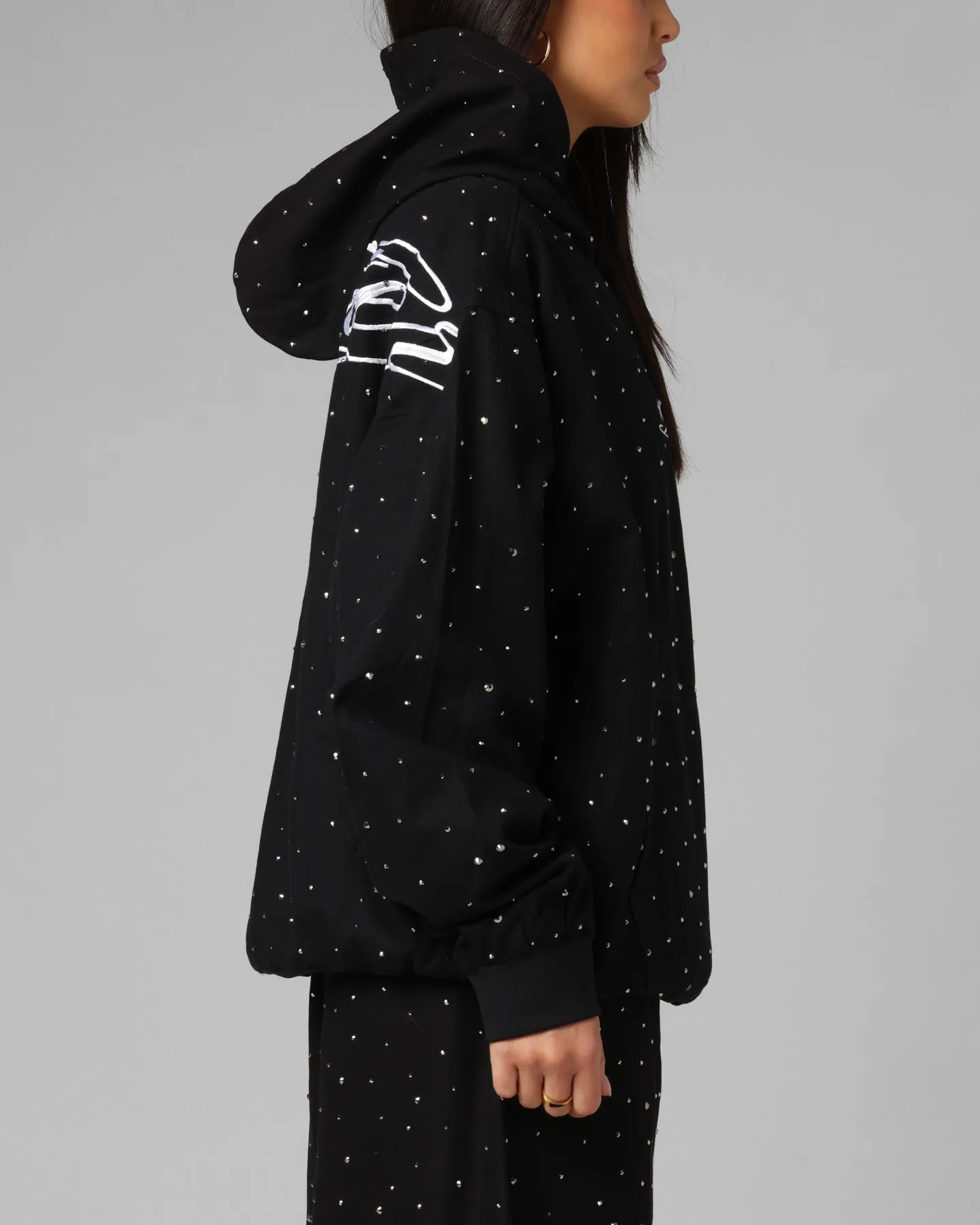 Loiter Hail Storm Premium Hoodie Black Sloth like