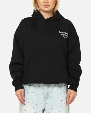 Saint Morta Muerte Boxy Hoodie Black skiing gear
