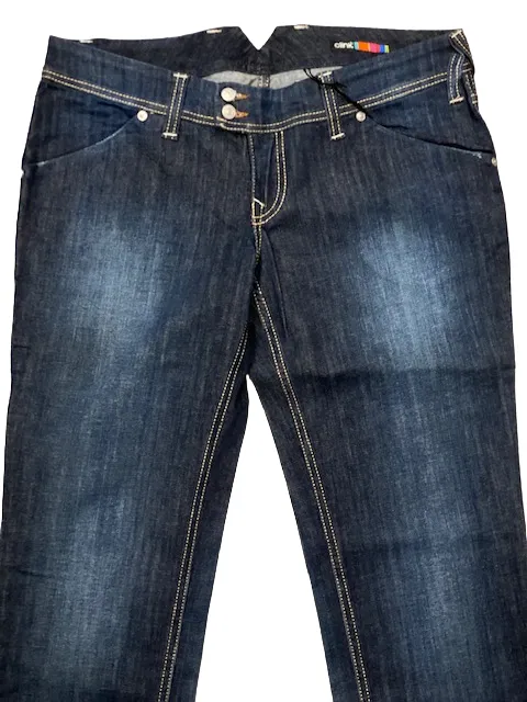 Clink jeans da donna doppio bottone 007031 J64 denim Travel Outfit Student Outfit Lightweight