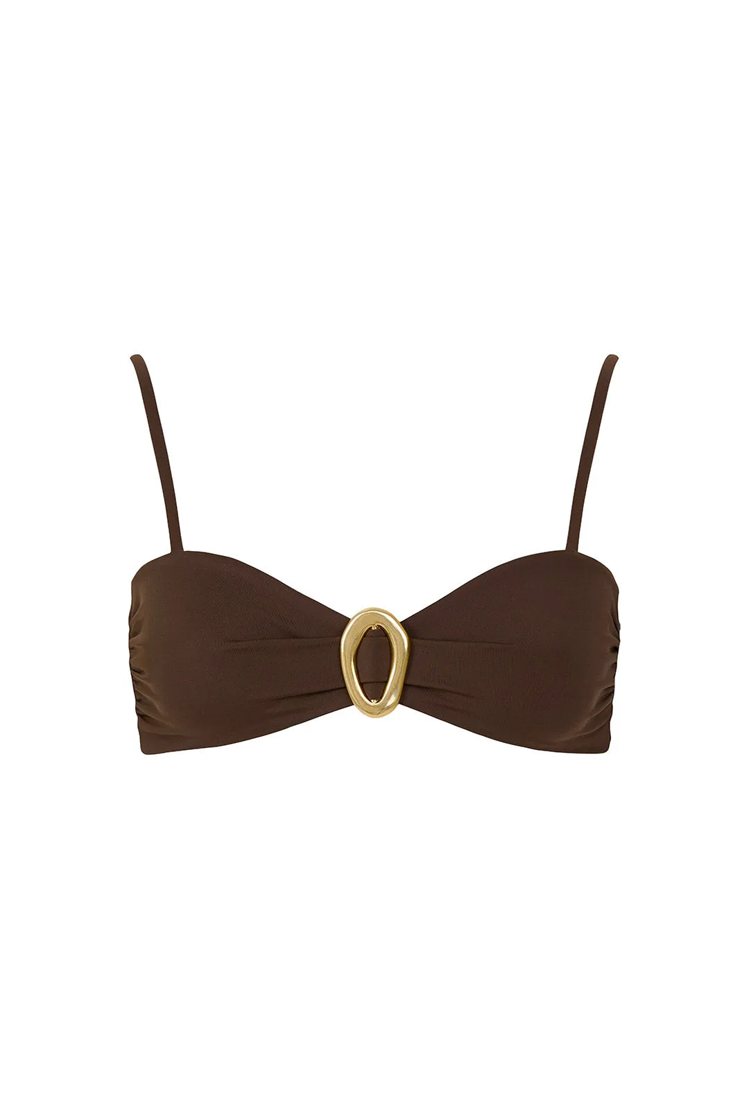 Holiday Fun Resort Style Cabo Verde Top - Espresso