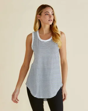 support role Keira Tank - Black White Stripe