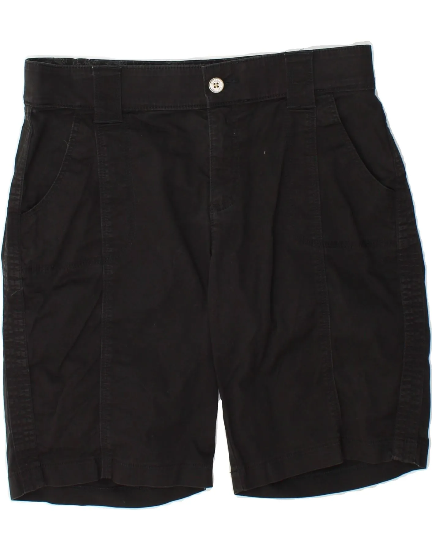 LEE Womens Comfort Fit Chino Shorts US 6 Medium W34  Black Cotton Body Flex Cycling shorts