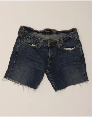 LEVI'S Womens 524 Denim Shorts W30 Medium Blue Cotton Day Wear