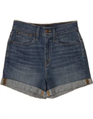 Four Way Stretch Fabric Durable Comfort J. CREW Womens Denim Shorts W25 XS Blue Cotton