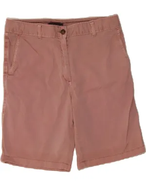 MARKS & SPENCER Womens Chino Shorts UK 12 Medium  W32  Pink Cotton Durable Feel