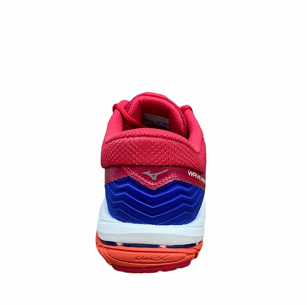 Mizuno scarpa da corsa da donna Wave Prodigy 3 J1GD201004 bluette-argento-rosa Non Restrictive Tongue Heel Clip Technology