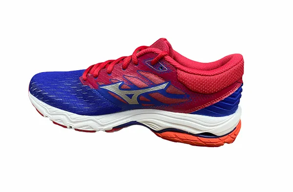 ReinforcedHeel odor - control lining shoes Mizuno scarpa da corsa da donna Wave Prodigy 3 J1GD201004 bluette-argento-rosa