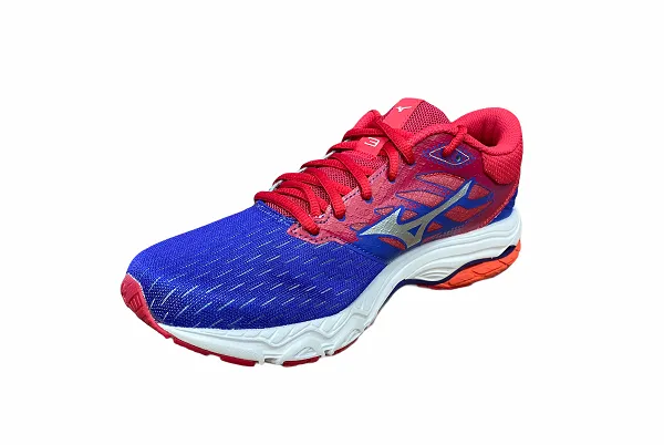 Mizuno scarpa da corsa da donna Wave Prodigy 3 J1GD201004 bluette-argento-rosa Energy Return Outsole Retro design