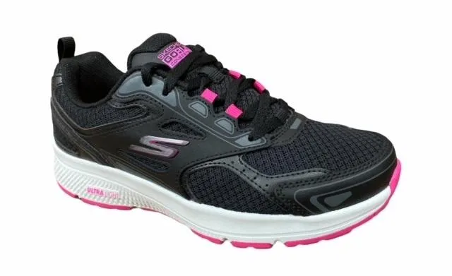 Amateur activity Skechers scarpa da corsa da donna Go Run Consistent 128075/BKPK nero rosa
