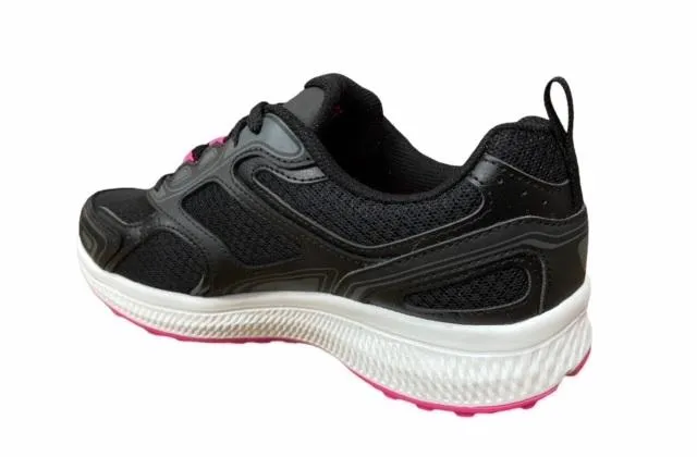 Skechers scarpa da corsa da donna Go Run Consistent 128075/BKPK nero rosa orthotic - friendly - design shoes Trustworthy brand