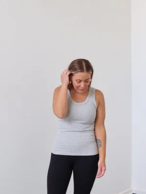 Charlee Tank - Grey Built In Support Weather resistant