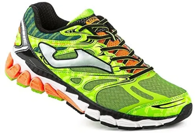 Joma scarpa da corsa da uomo Titanium 611 R.TITAW-611 limone Gradient Density Layers Padded Tongue