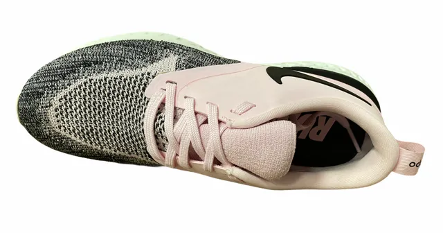 Quick Dry Innersole road - ready Nike scarpa da palestra da donna Odyssey React 2 Flyknit AH1016 601 rosa grigio nero