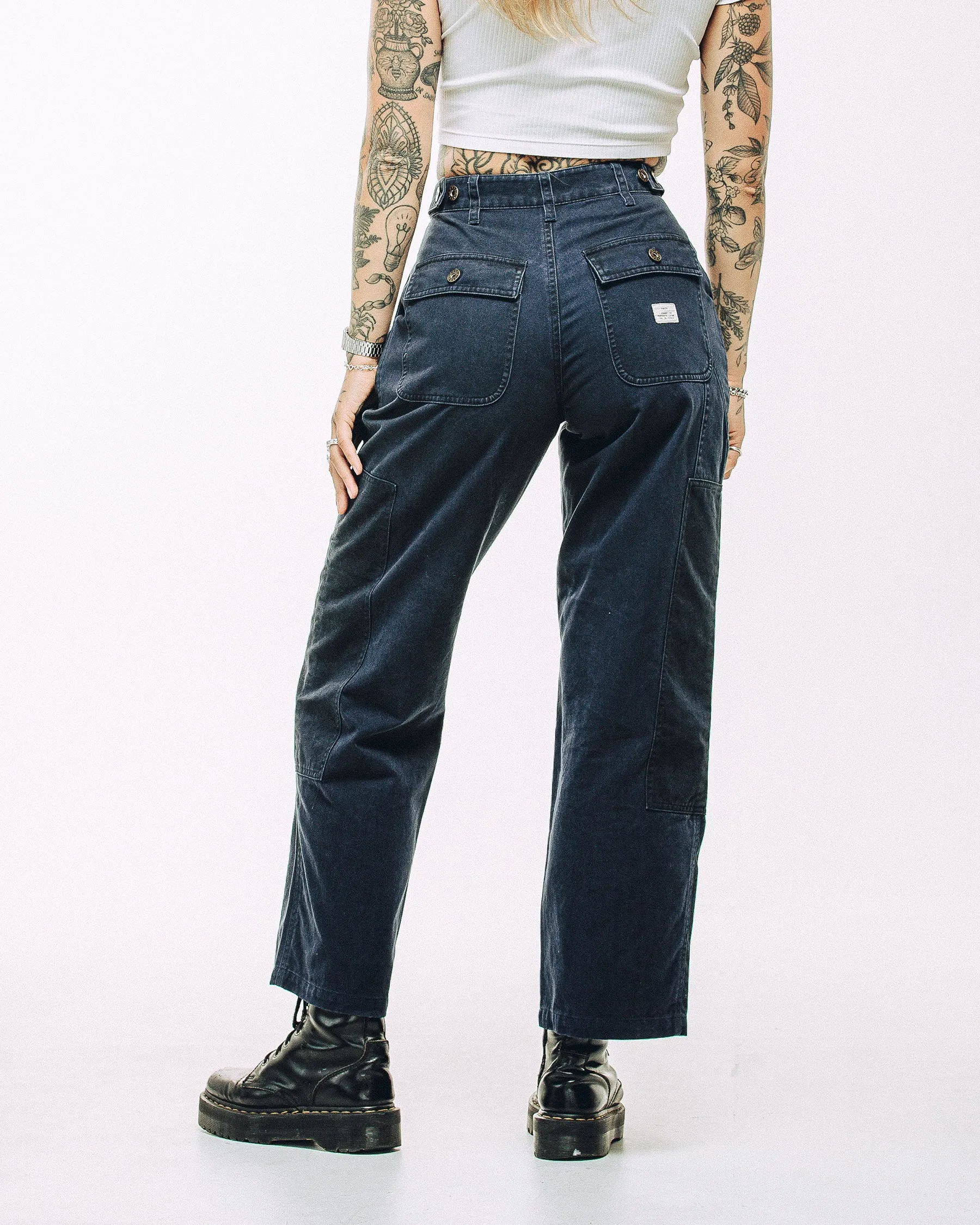 Surplus High Waisted Pants - Navy StaticDissipativeFabric