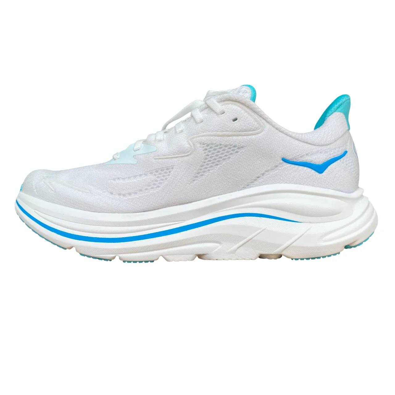 Foot alignment Hoka Clifton 10 1162030-WKY Scarpe Running Uomo Bianco Cielo Max