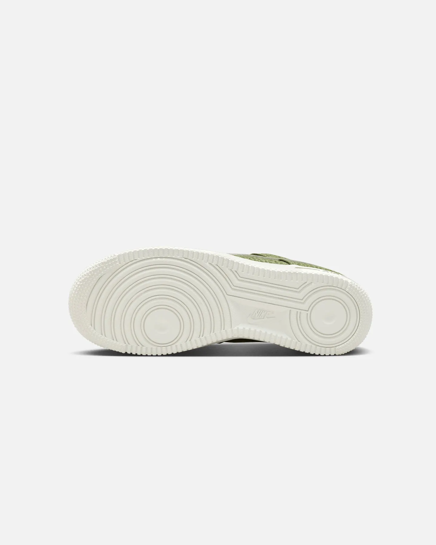 Nike Women's Air Force 1 '07 Premium Sesame/Oil Green Handcrafted Detailing