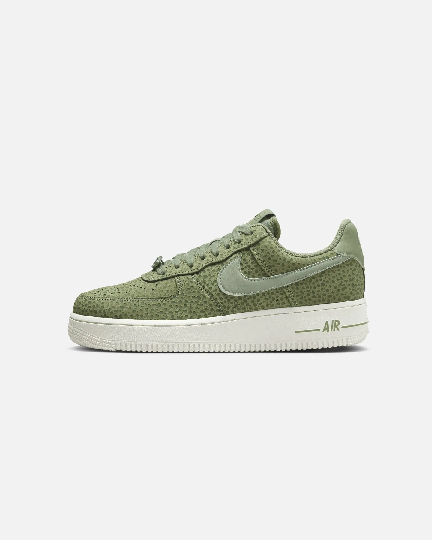 Nike Women's Air Force 1 '07 Premium Sesame/Oil Green Form Ease Wet Grip