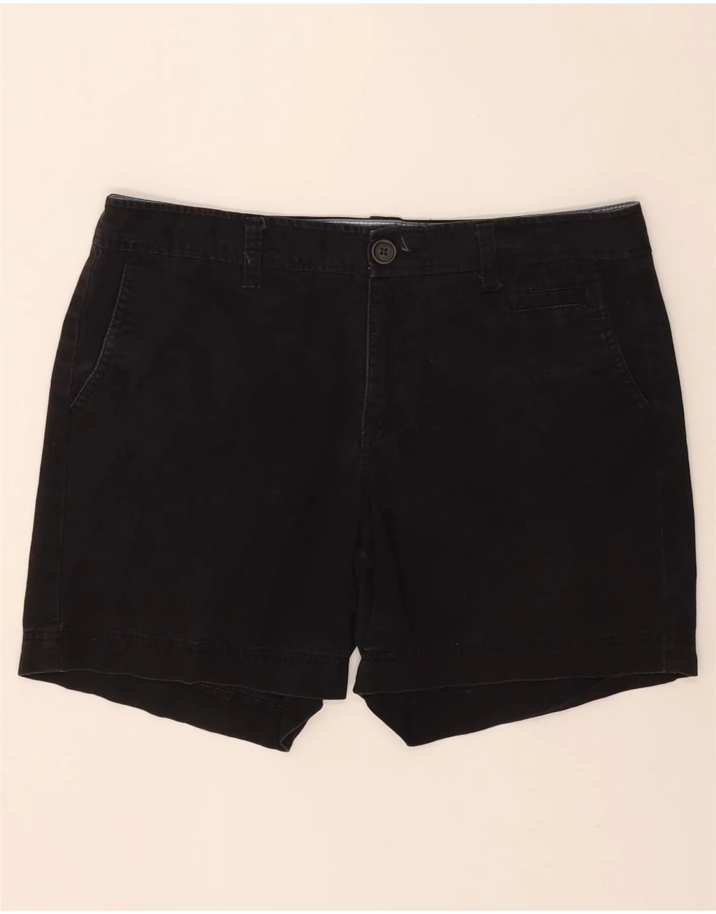 DOCKERS Womens Casual Shorts US 10 Large W34  Black Elastane Clean Fabric Travel Wear