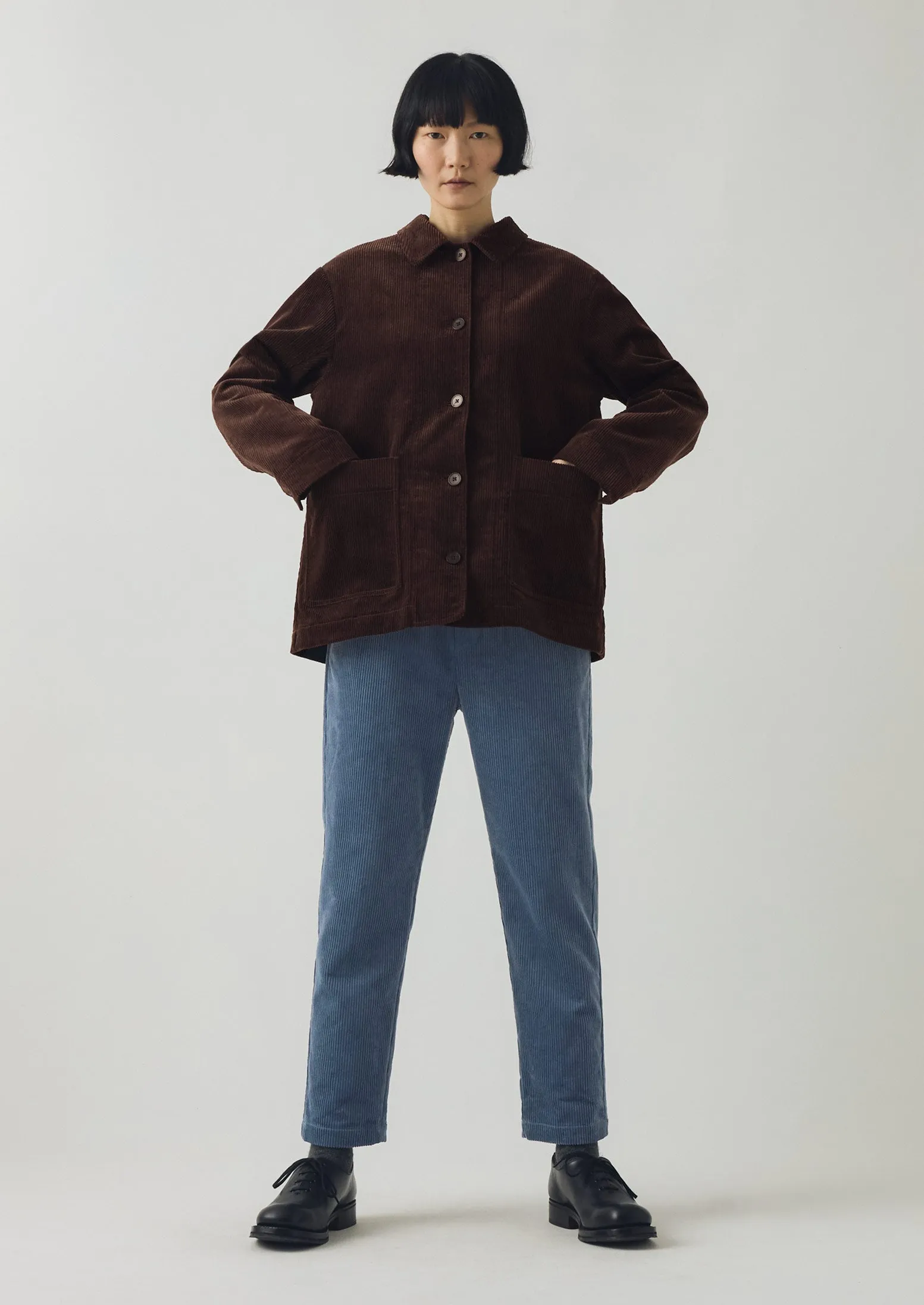 Gabi Organic Cord Pull On Pants | Myrtle Trendy Cut