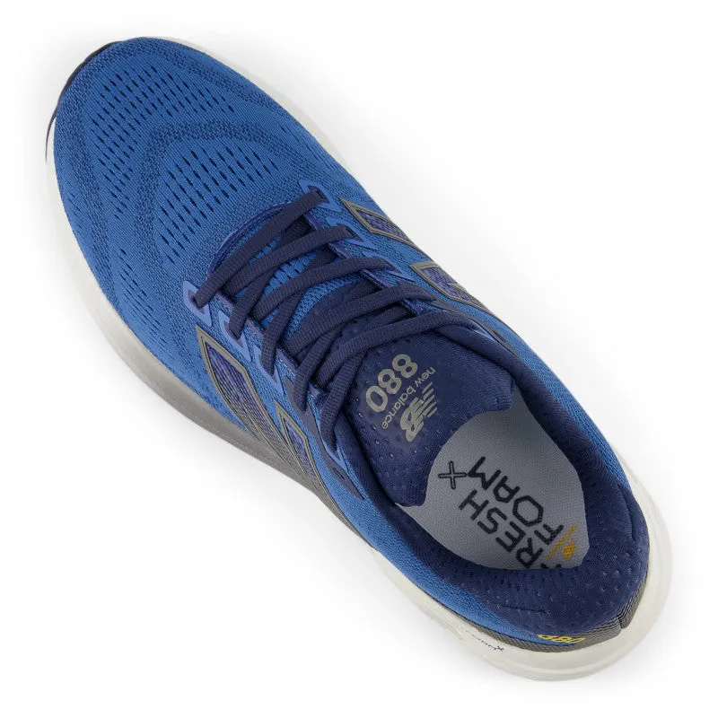 user - friendly cultural - themed running gear Fresh Foam X 880v15 - Sea Stone with NB Navy and Marmalade - Men's