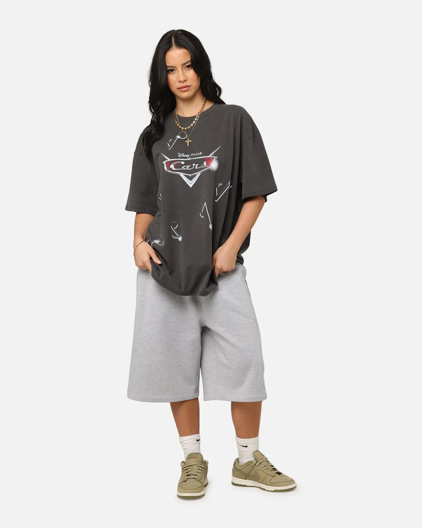 Trendy Vibes Wear Essential layering piece Goat Crew Disney And Pixar Cars DJ Heavy T-Shirt Black Wash
