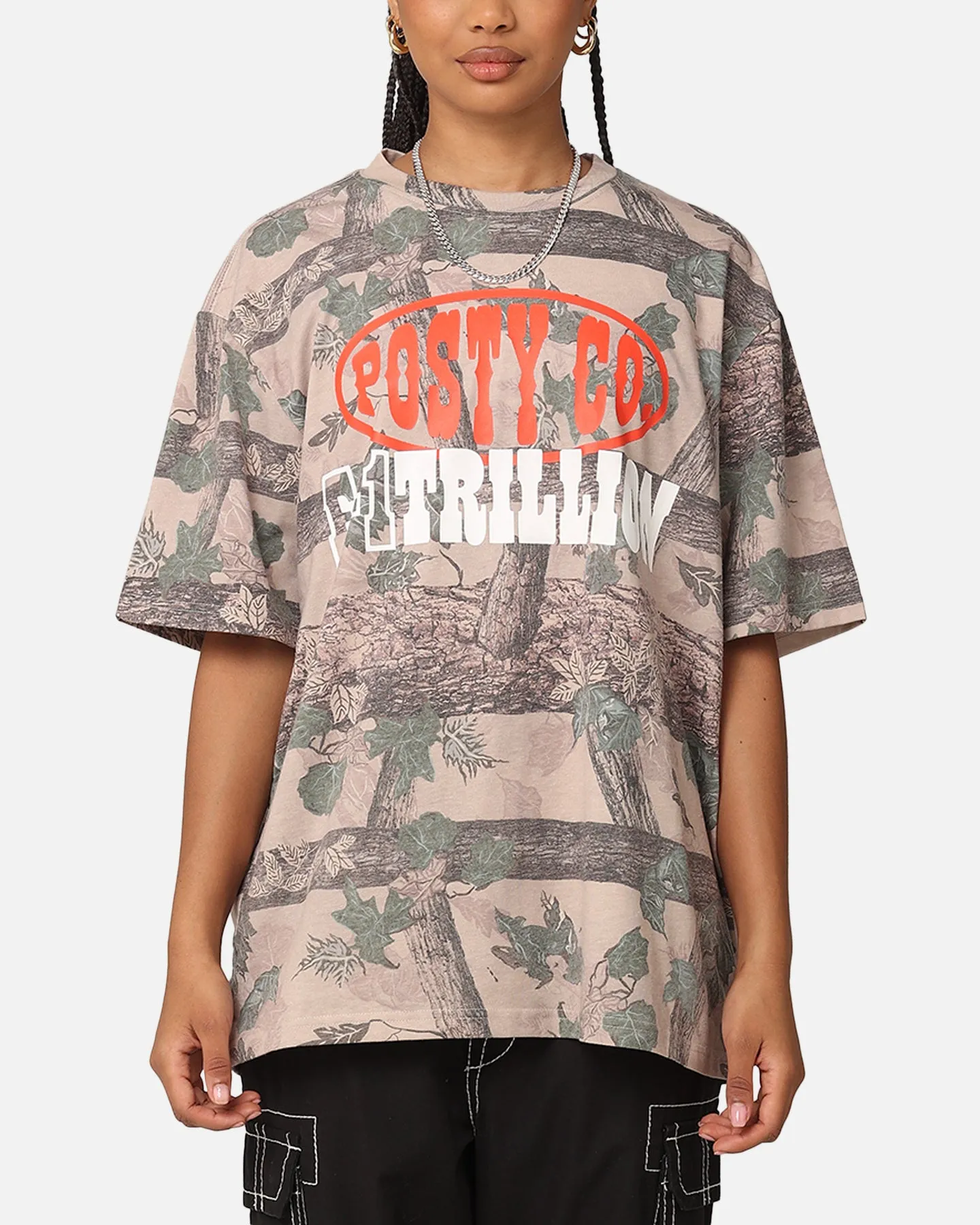 Running Gear Fashion Ready Post Malone Posty Co Camo T-Shirt Camouflage