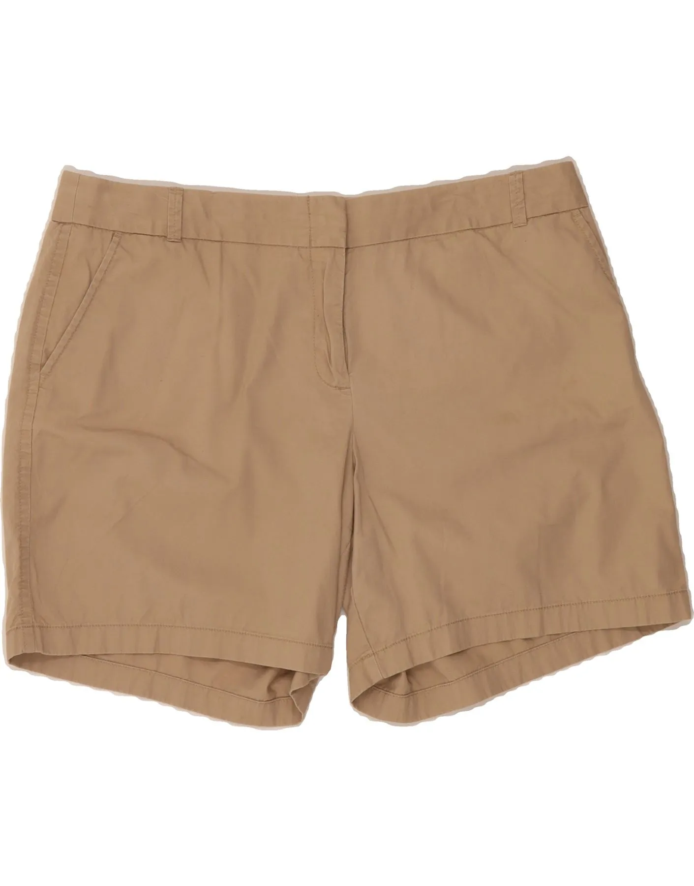 Core Flex J. CREW Womens Chino Shorts US 16 2XL W40  Beige Cotton