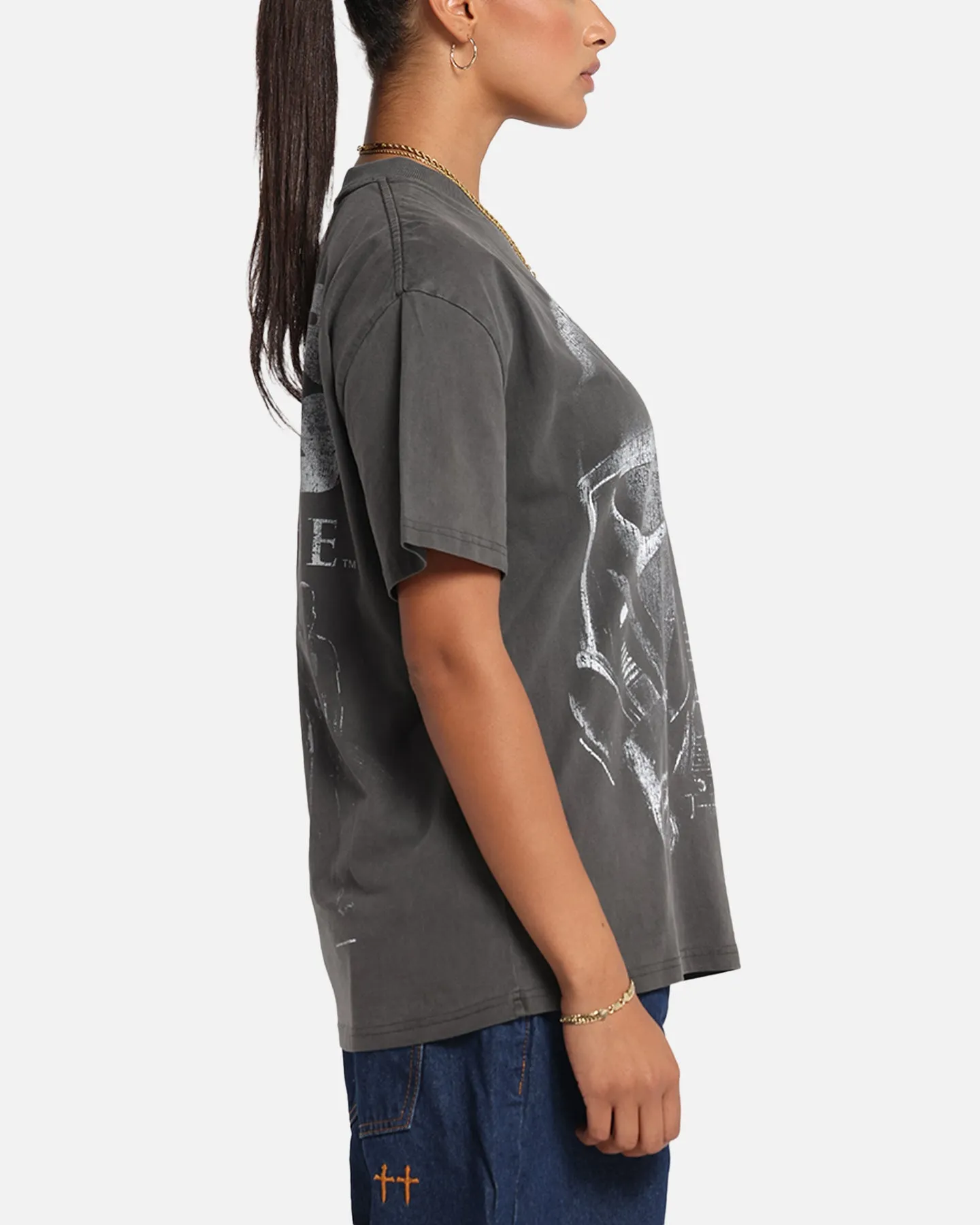 73 Studio Star Wars Death Trooper Vintage T-Shirt Black Wash informal gathering