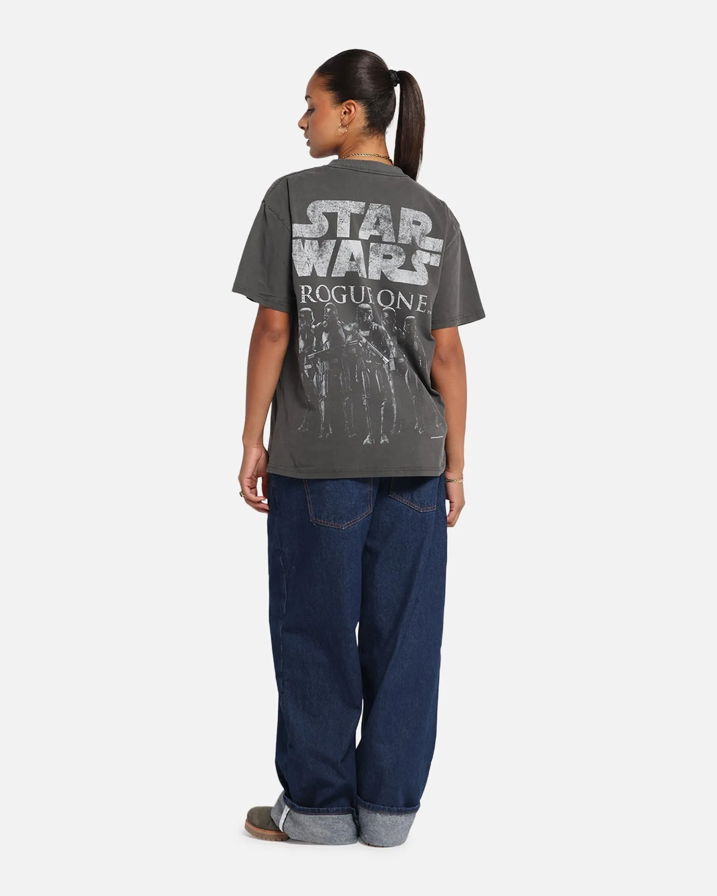 Chic Smart shopping 73 Studio Star Wars Death Trooper Vintage T-Shirt Black Wash