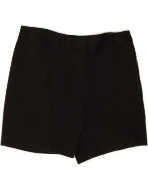 IZOD Womens Chino Shorts US 12 Large W34  Black Cotton Durable Waistband