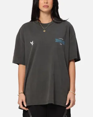 The Anti Order Freedom Boxy T-Shirt Black Wash Breathable knit