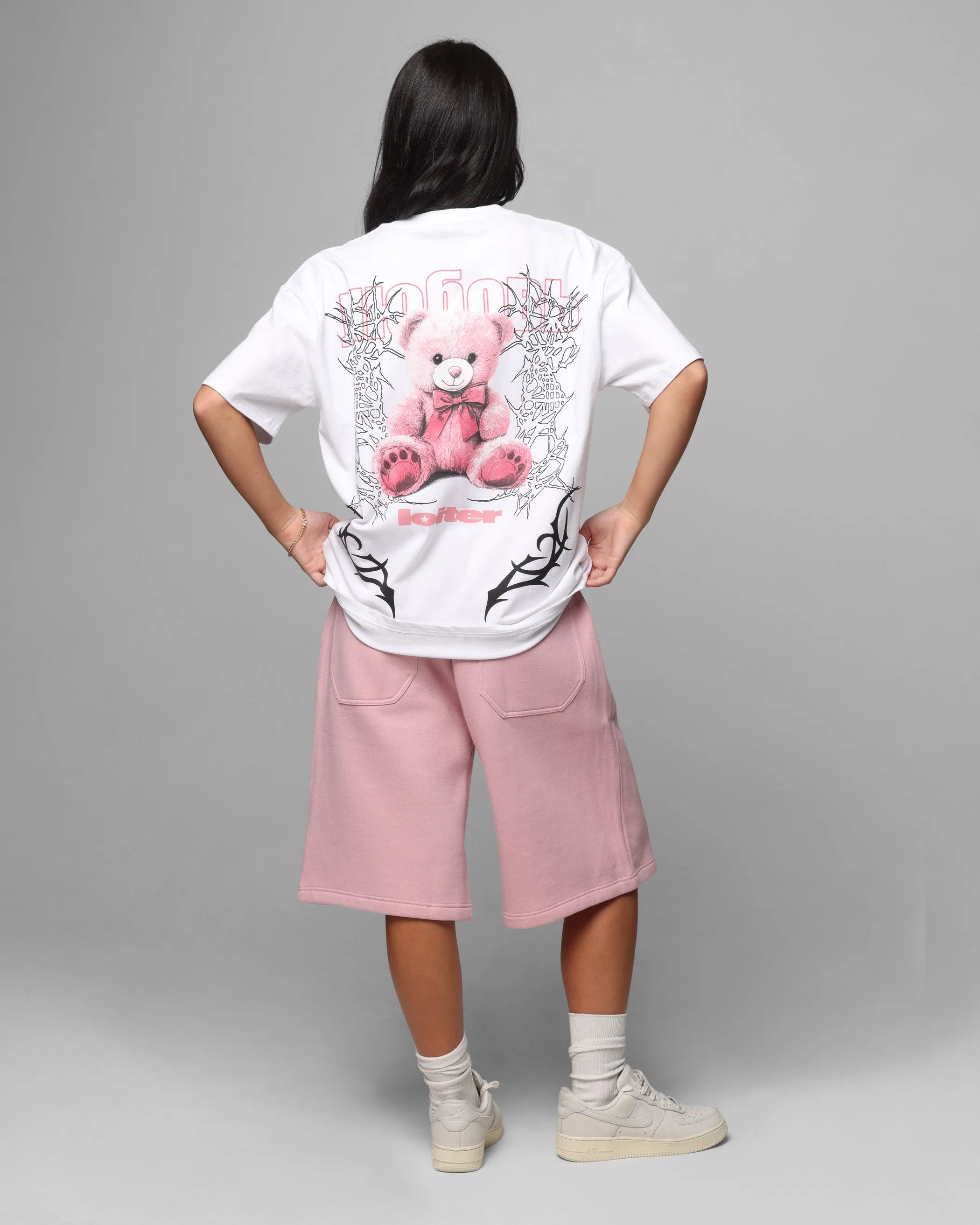 Loiter Care T-Shirt White Non Restrictive Silhouette