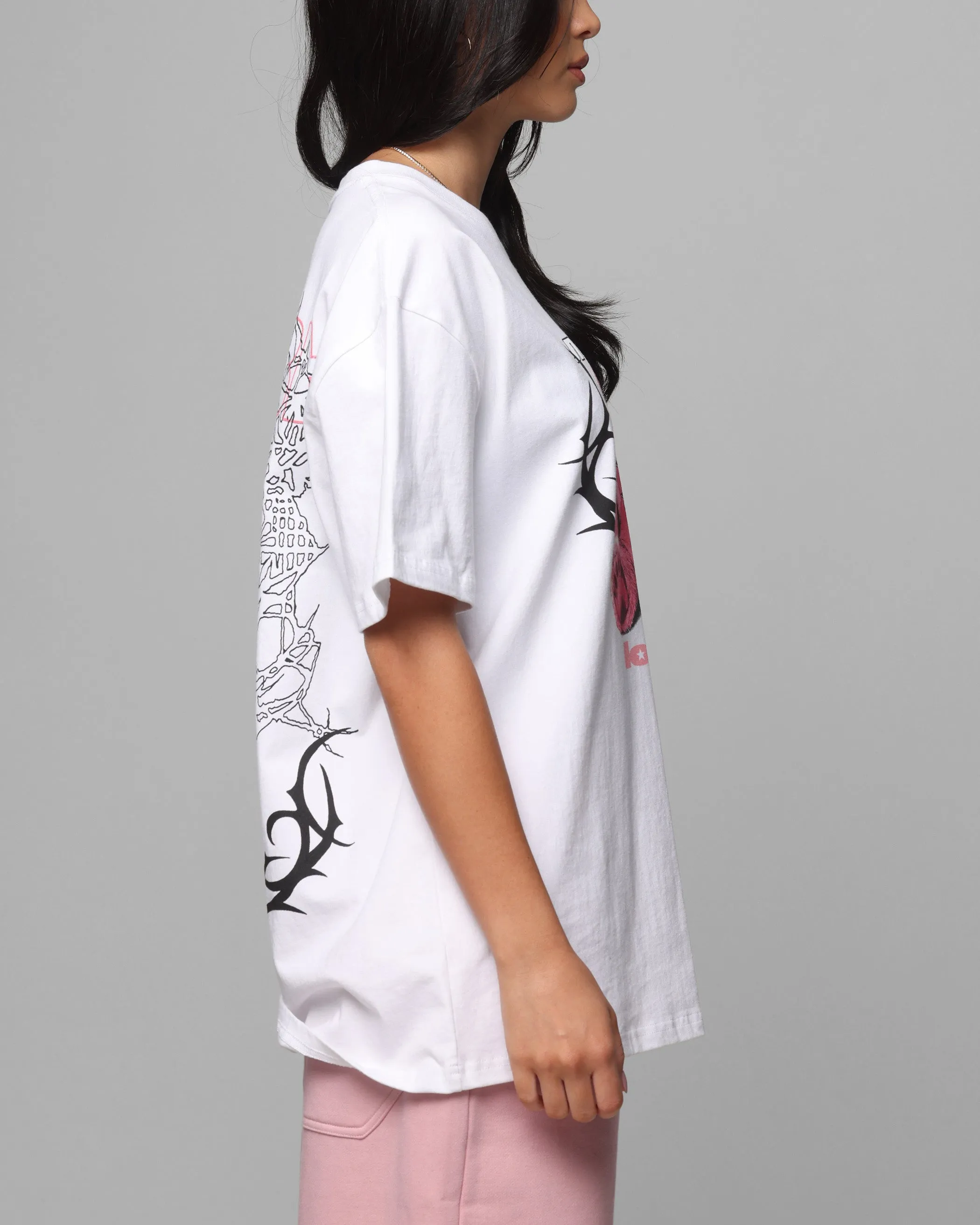 Loiter Care T-Shirt White Streetwear attitude