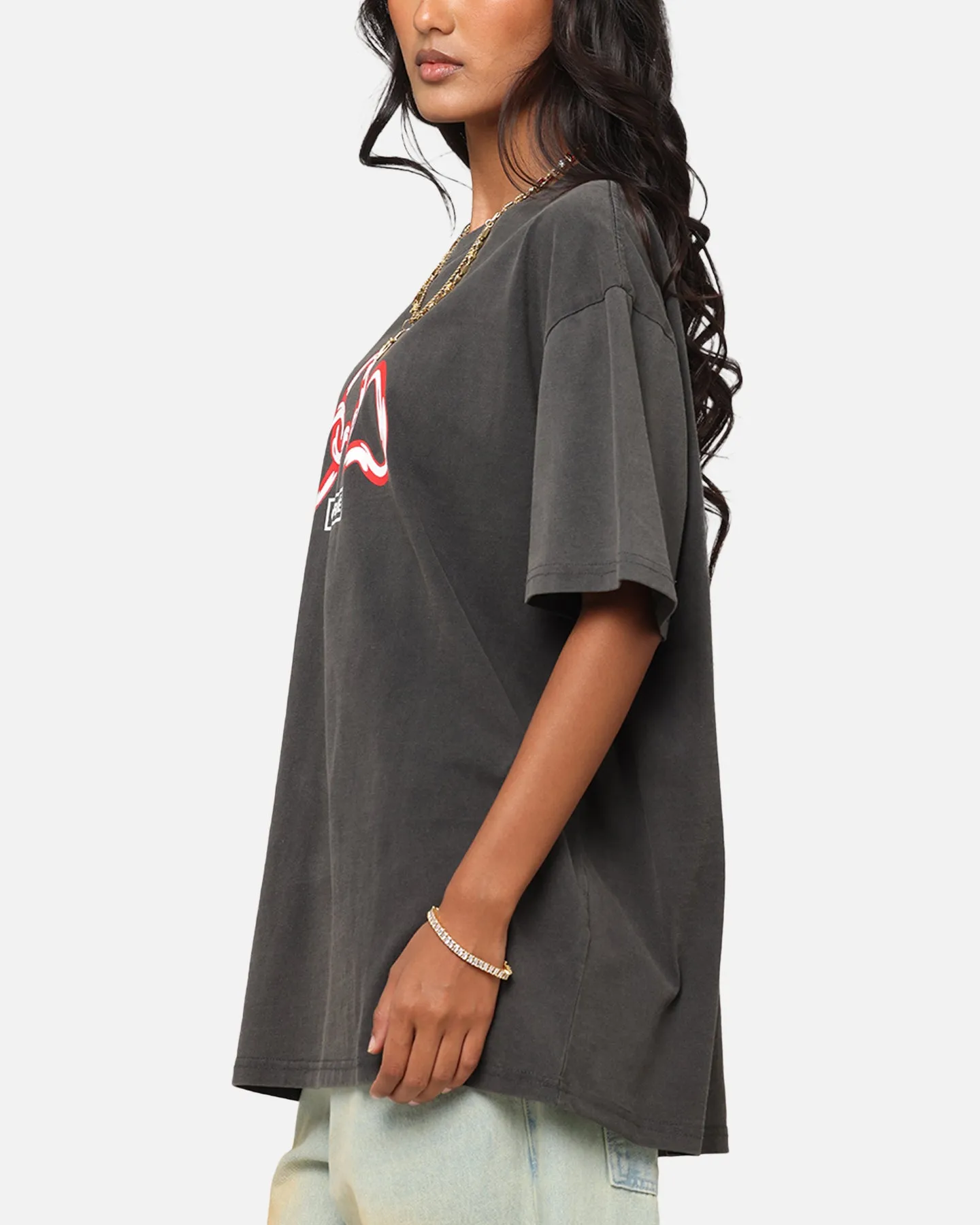 Carre Link T-Shirt Black Wash Breathable Mesh Panels