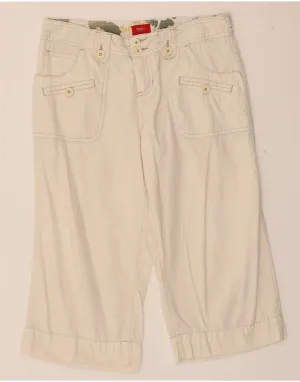 MOSSIMO Womens Bermuda Shorts US 7 Medium W30  Beige Cotton Chill Look