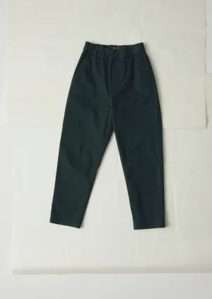 High Waist Gabi Cotton Pull On Pants | Pine