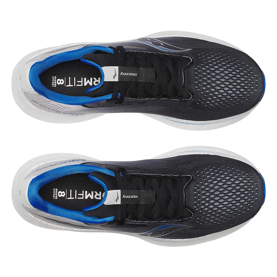 Saucony scarpa da corsa da uomo Ride 18 S21000-160 nero-blu paracadutista daily wearers