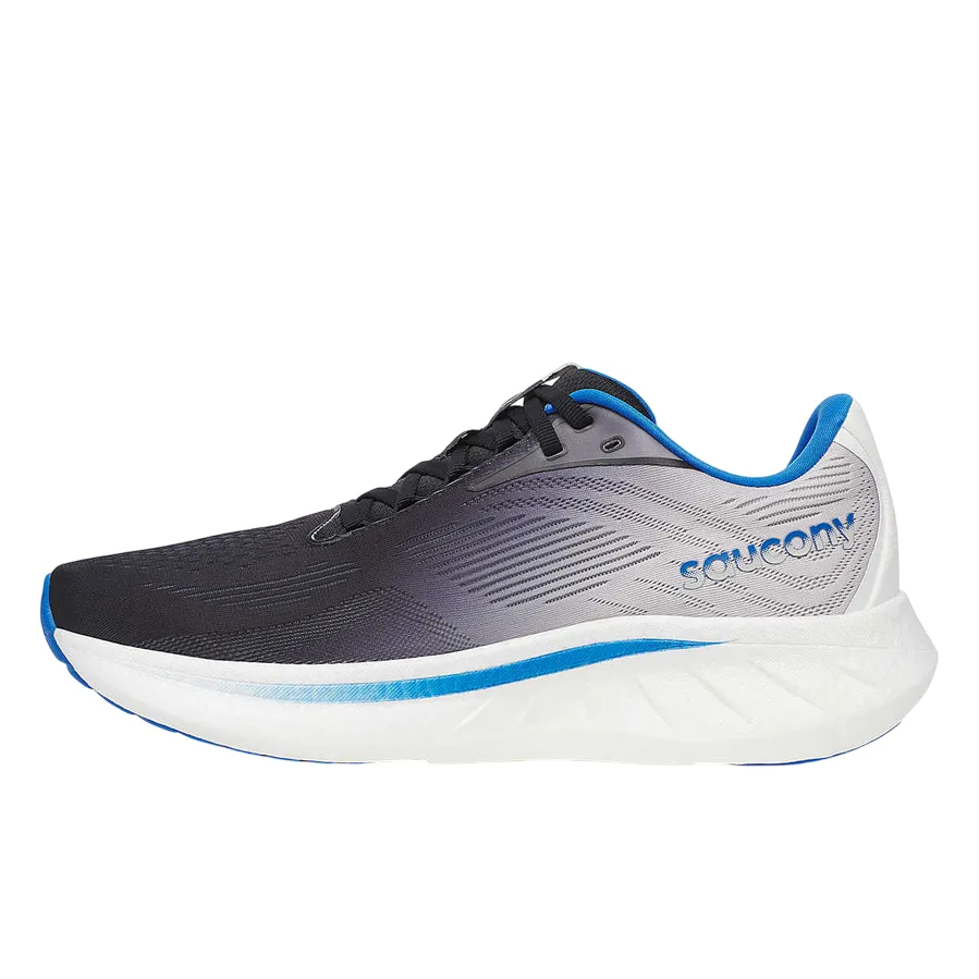 Saucony scarpa da corsa da uomo Ride 18 S21000-160 nero-blu paracadutista Efficient Support