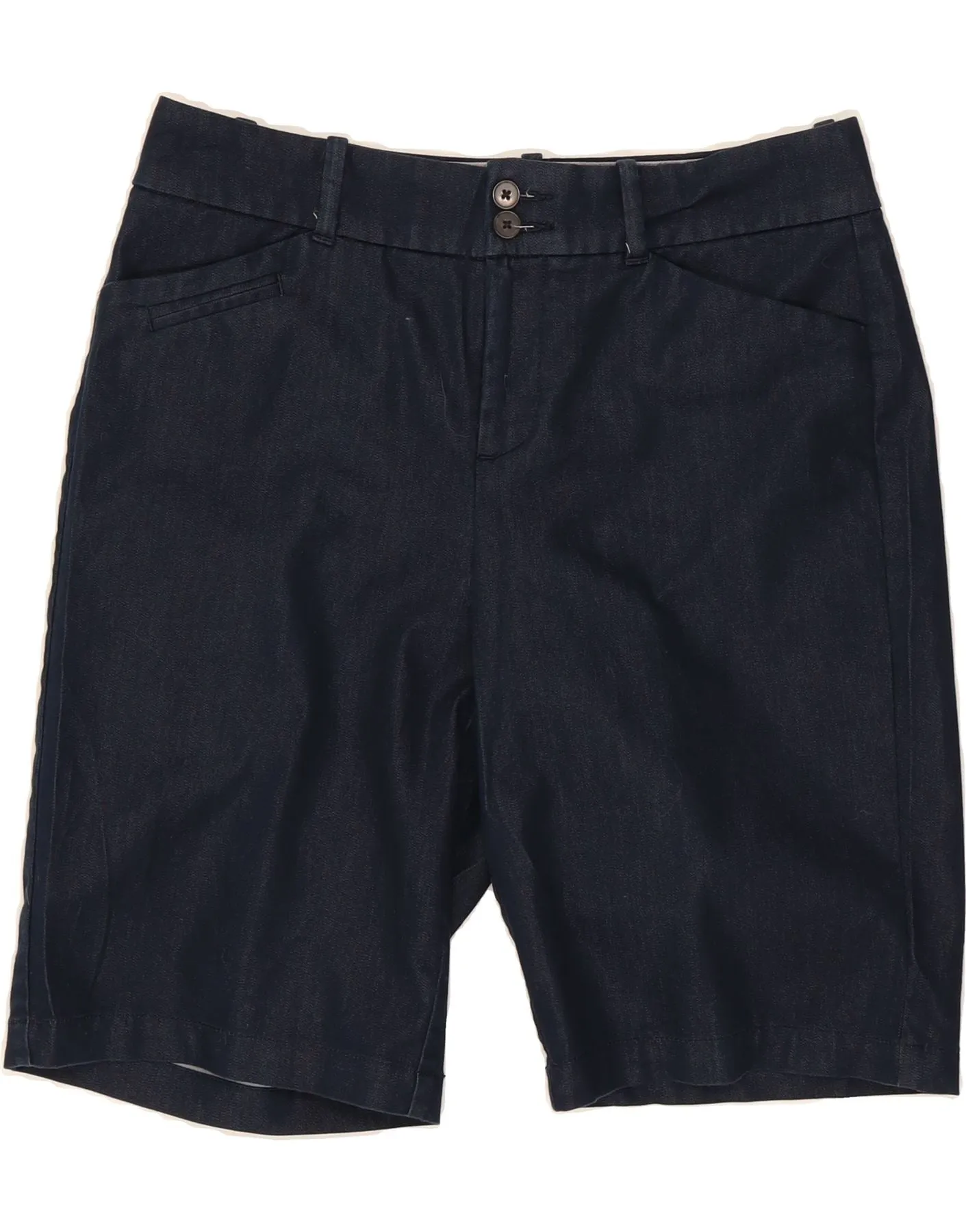 Stretch Waist All Purpose Wear DOCKERS Womens Casual Shorts US 6 Medium W30 Navy Blue Cotton