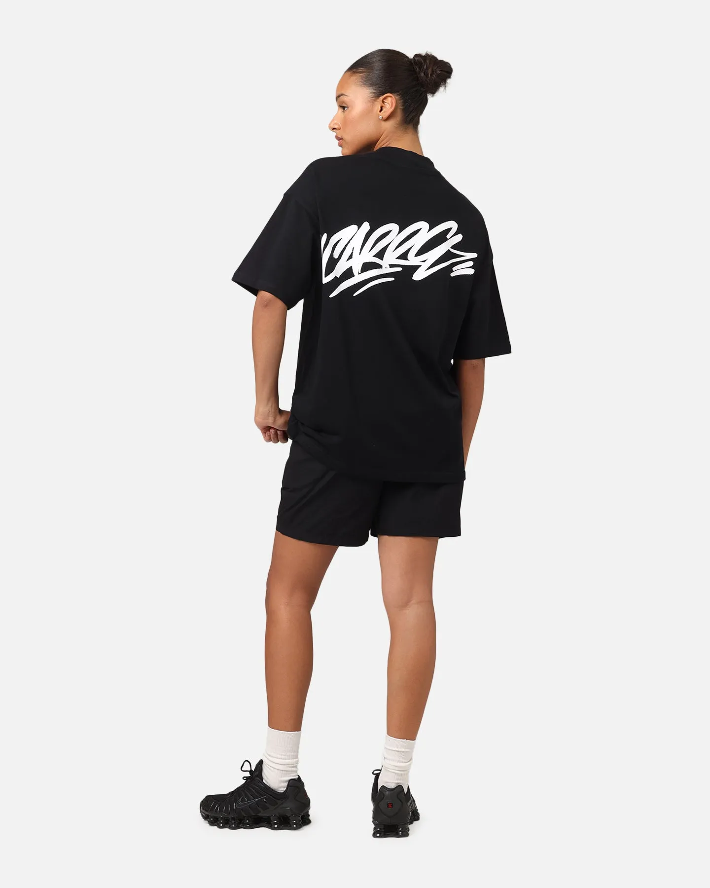 Carre Tag Mock Neck T-Shirt Black NonIrritatingTags